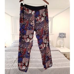 H&M Conscious Japanese Print Cropped Pants